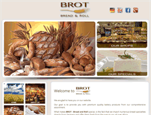 Tablet Screenshot of breadandroll.com